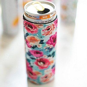 Slim Can Hugger/koozie-Flowers Galore Set of Two